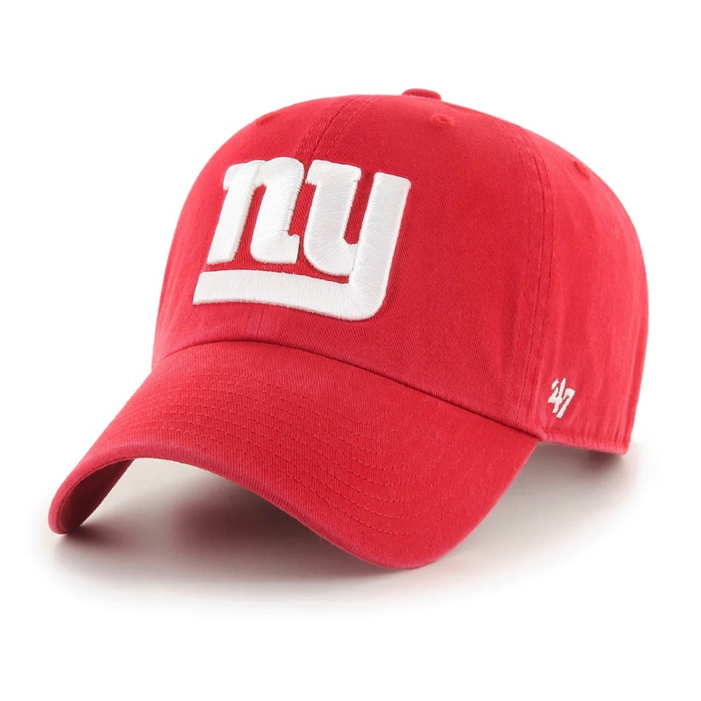 New York Giants Red '47 Clean Up Adjustable Baseball Hat, Dad Hat